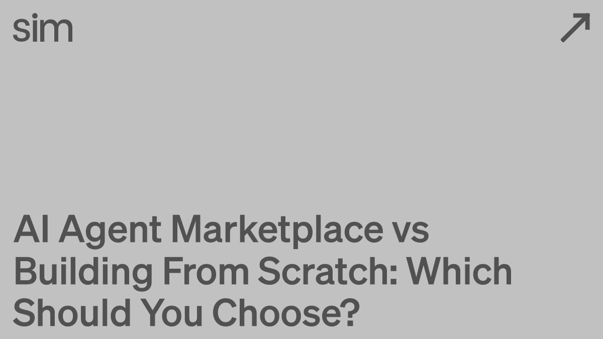 AI Agent Marketplace vs Building From Scratch: Which Should You Choose?